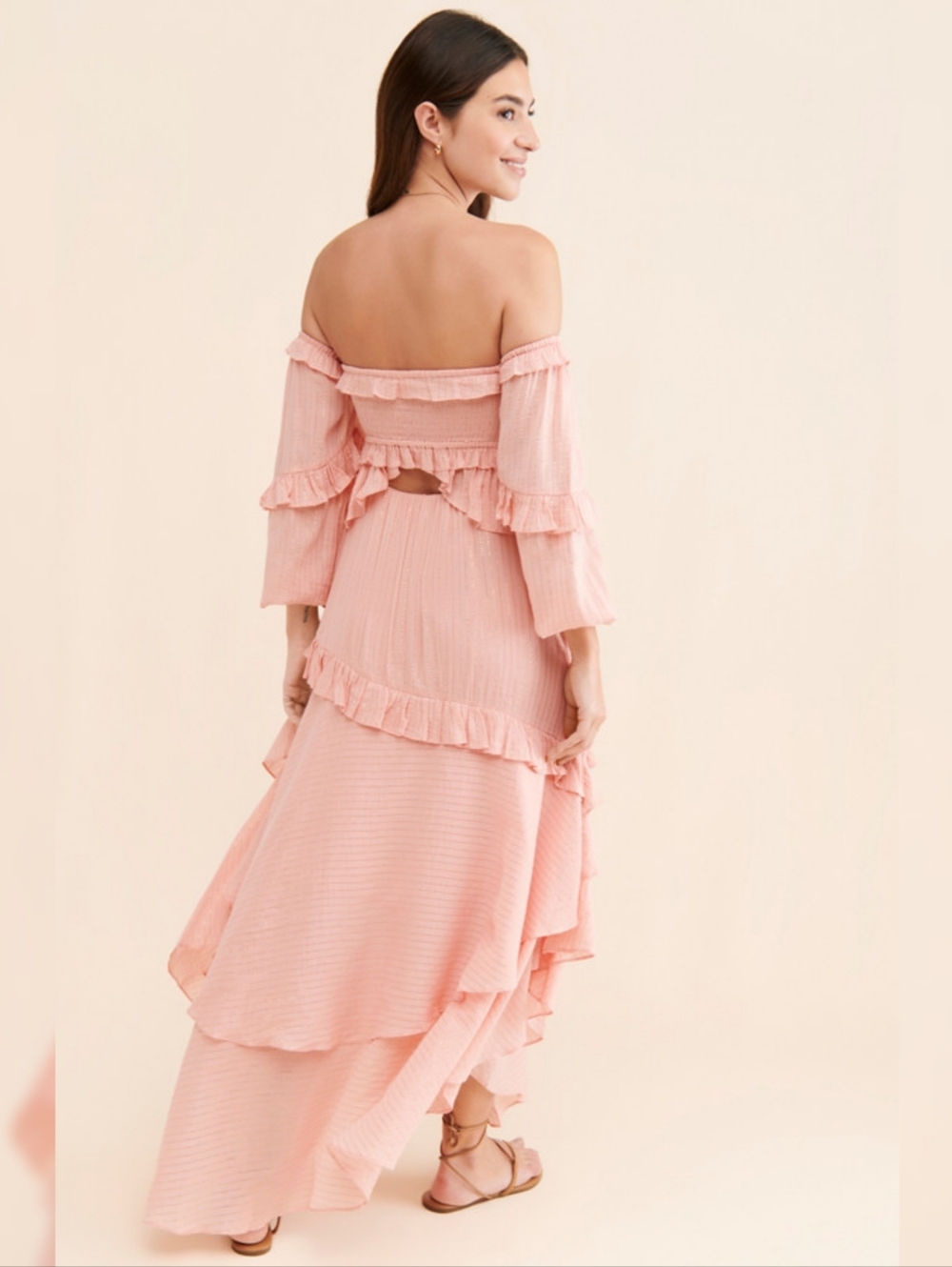 Spell & The Gypsy Collective X Free People Clementine Mermaid Maxi Dress Mauve View 2